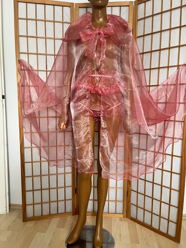 Vintage transparent negligee - transparent,
