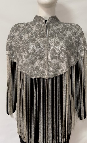 Weißes cape poncho - cape/poncho, mit