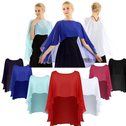 Damen chiffon stola - de, schal