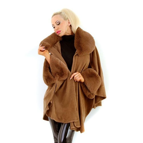 Edler damen filz poncho cape - edler,