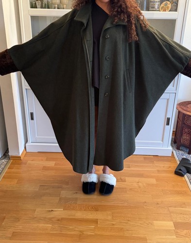Edler loden poncho cape in - cape,