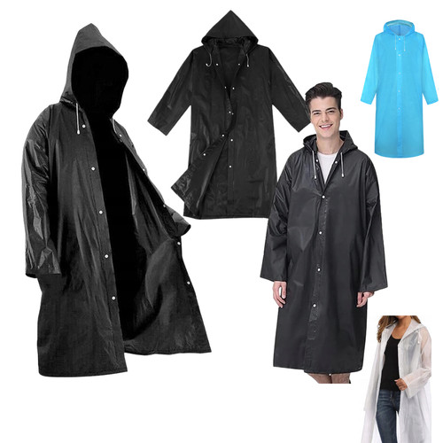 Regenponcho mit kapuze - mit,