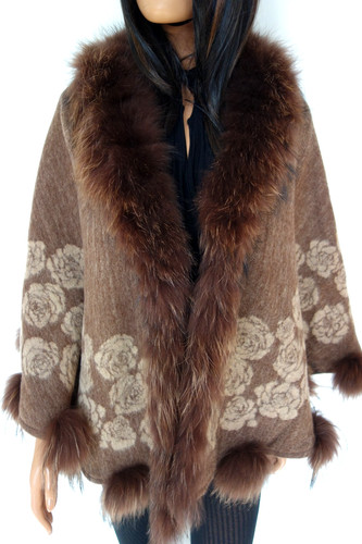 Neu pelz blaufuchs cape - neu,