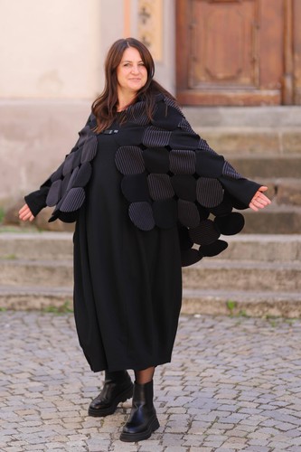 Boris lagenlook cape - -, /