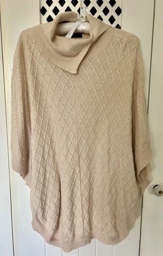 Cape style pullover poncho - pullover, gr