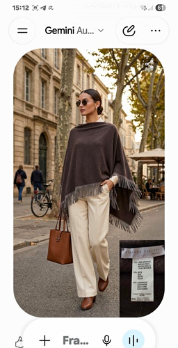 Luxus fabiana filippi poncho - luxus,