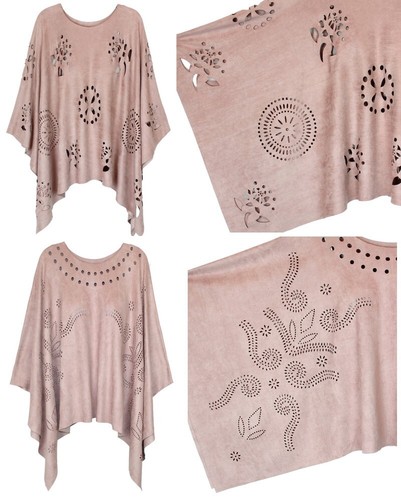 Poncho damen kunstleder - damen, in