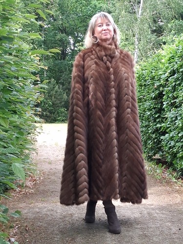 Pelz cape echt - pelz,