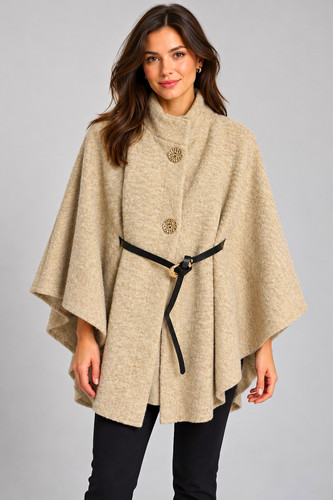 Damen cape poncho - damen,