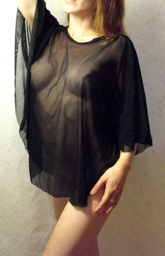 Poncho umhang cape bluse - cape, axami