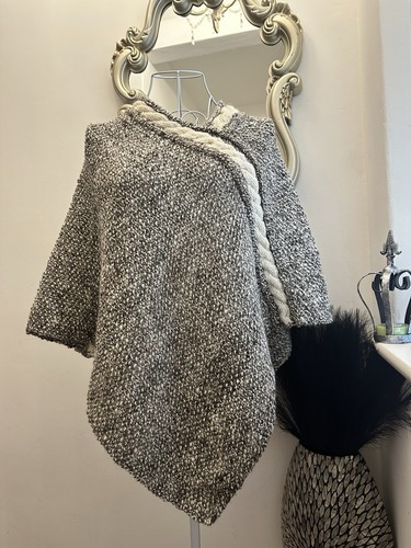 Handmade boho poncho cape - boho,