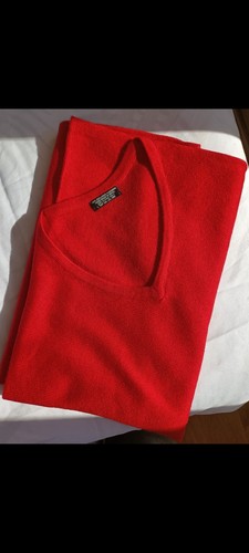 Poncho cape rot 100 - poncho, kaschmir