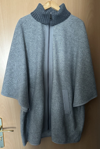 Damen poncho umhang cape - umhang,